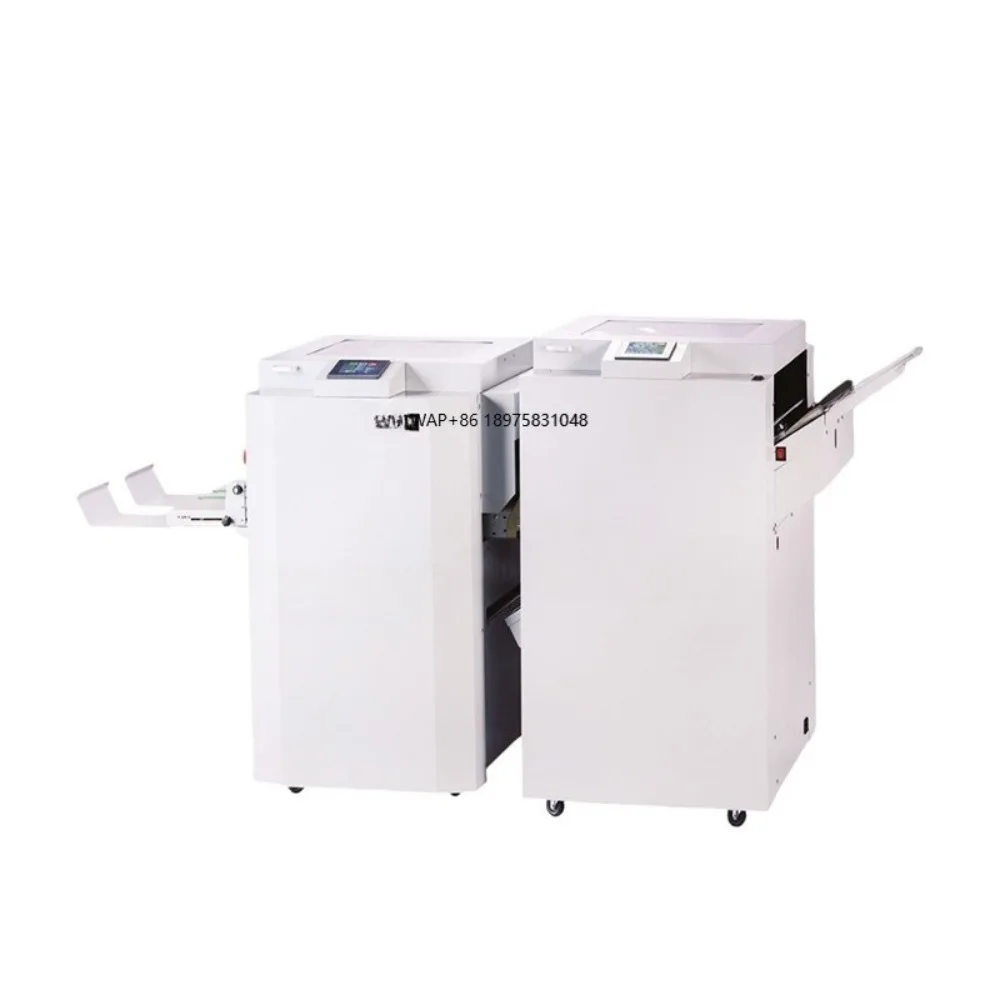 JD330C Paper Creasing Booklet Maker Folder Machine Papers Stitching Folding and Cutting Machine Equipment with Trimmer