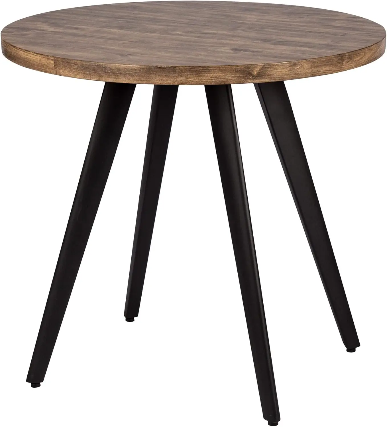 Ronde Eettafel, 31.5 "Kleine Keukentafel Voor 2-4 Personen, Midden Eeuw Moderne Eettafel Met 1.4" Dikte Hout