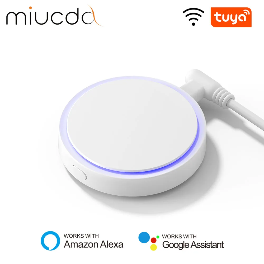 

MIUCDA Tuya WiFi MmWave Radar Human Presence Motion Sensor, Luminance/Distance Detection PIR Sensor Works With Alexa Google Home