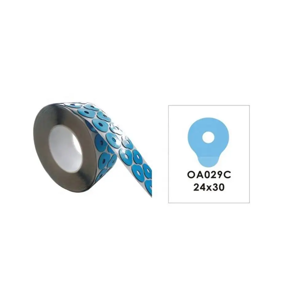 24x30mm Blue Optical Glasses Blocking Pads Edging Anti Slip Lens Blocking Pads Double-sided Adhesive Sticker Tape Lens Pads