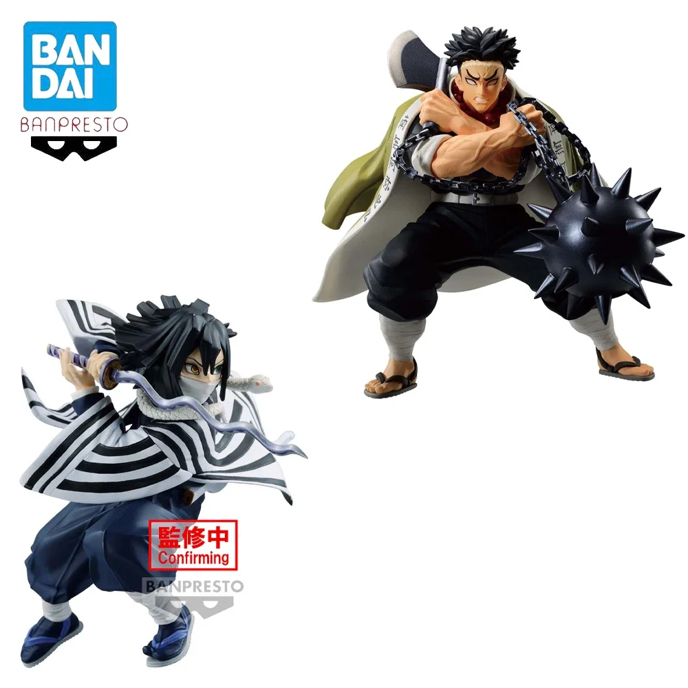Original en Stock BANPRESTO vibración estrellas Anime Demon Slayer Himejima Gyomei Iguro Obanai figura modelo juguete en caja
