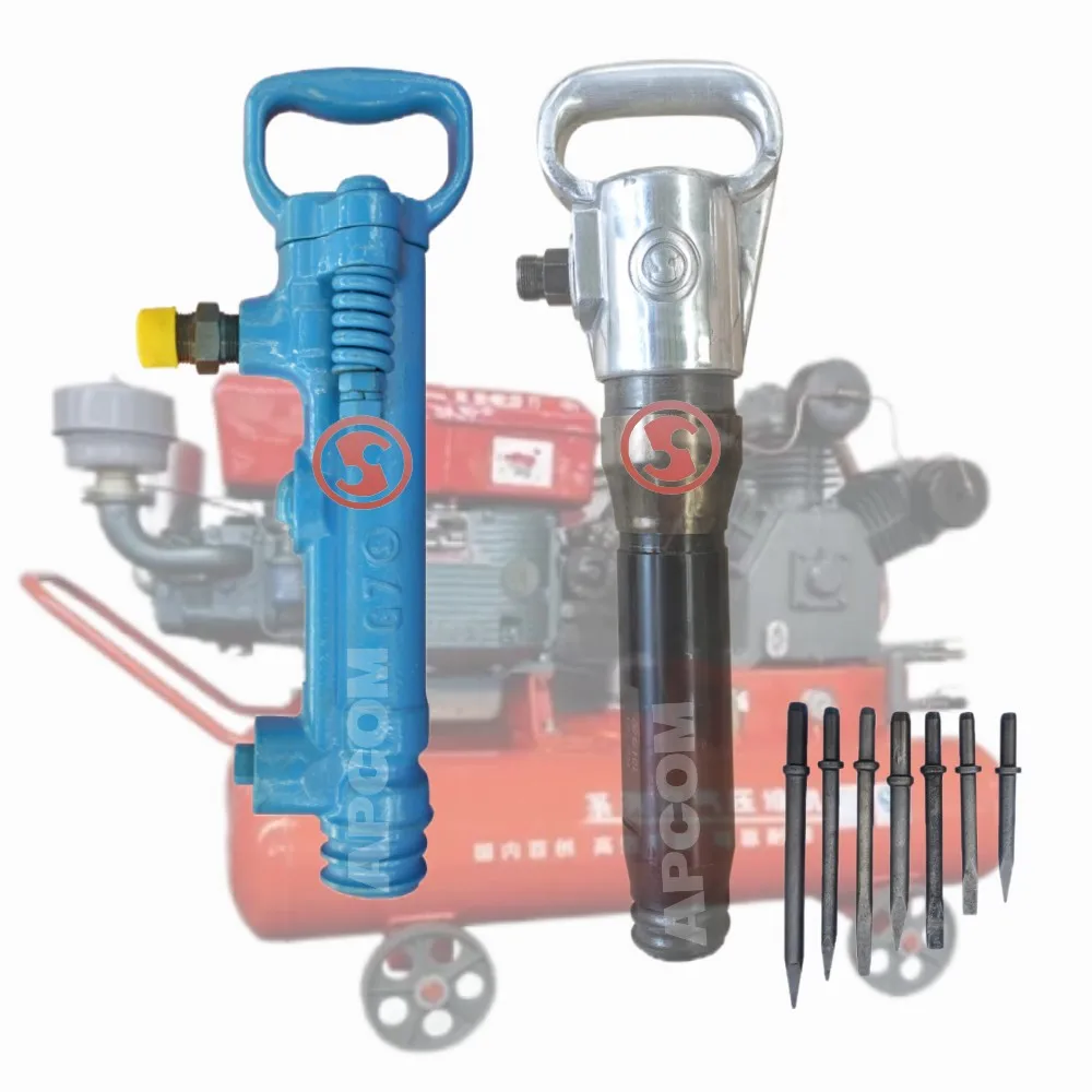 

APCOM G7 G10 G15 G20 Wind Pickaxe Hand Jack Hammer Rock Drill Miners Pneumatic air Pick Y18 Y20 YT24 YT27 YT28 YT29