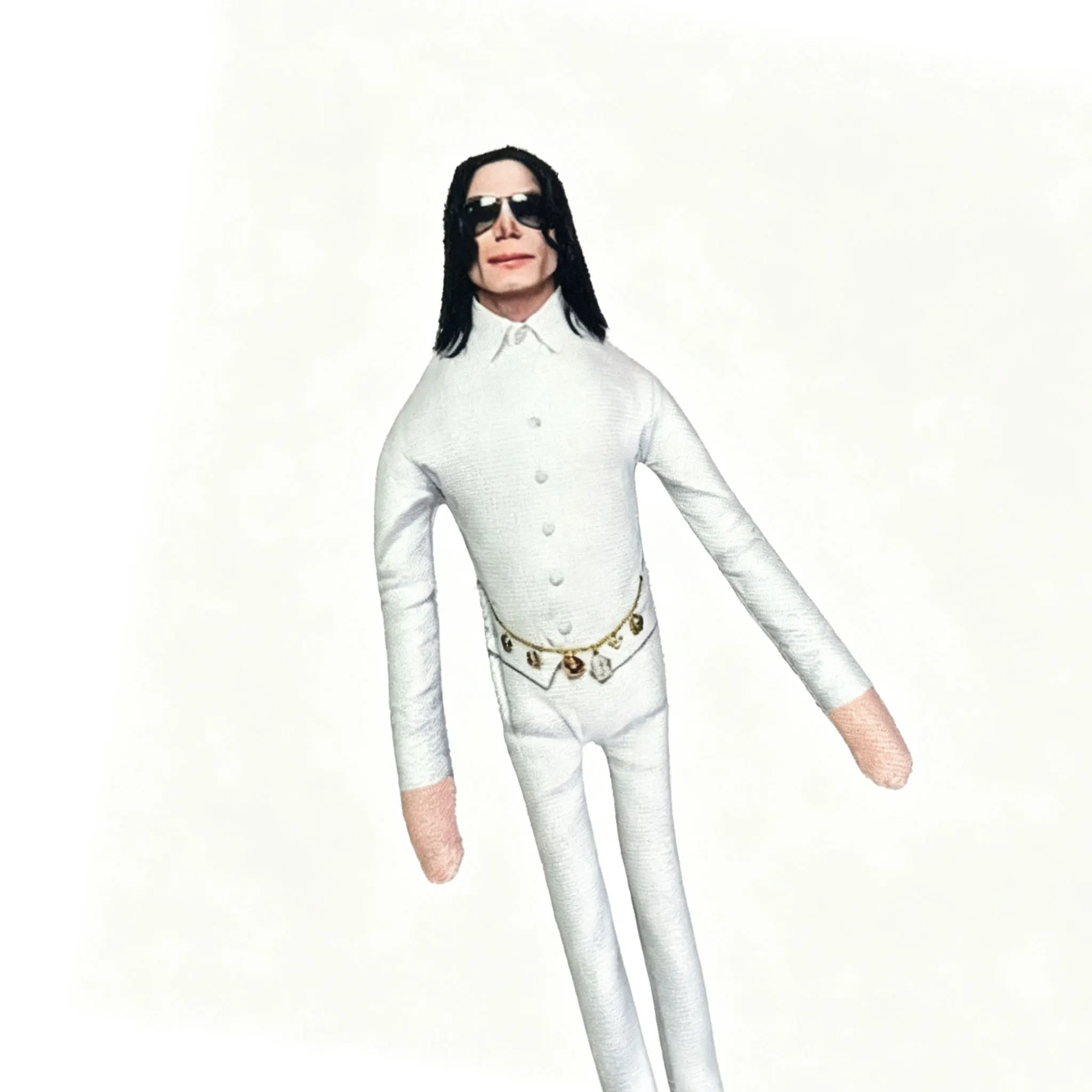 Anime Cosplay MJ Michael Jackson Plüschfigur, Plüschpuppe, Stofftier, Raumdekoration, abstrakte Bewegliche Requisiten – Detail 9