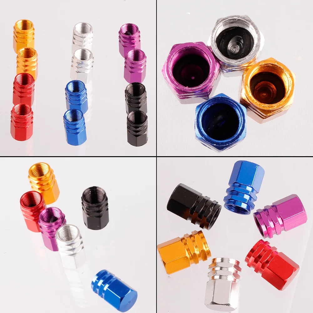 Tutup Katup Ban Paduan Aluminium untuk Mobil, Sepeda Motor, Truk, Sepeda - Tahan Pudar & Tahan Lama dalam Berbagai Warna