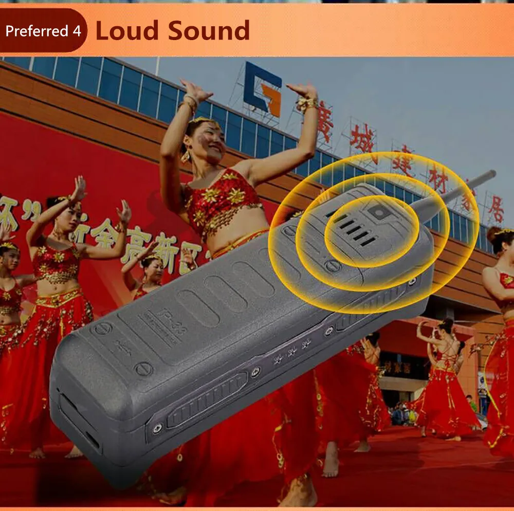 Long Standby C3 Retro Cellphone 2.2inches Dual SIM Card Mp3 Big Battery 6800mAh Bluetooth Unlocked Mobile Phone