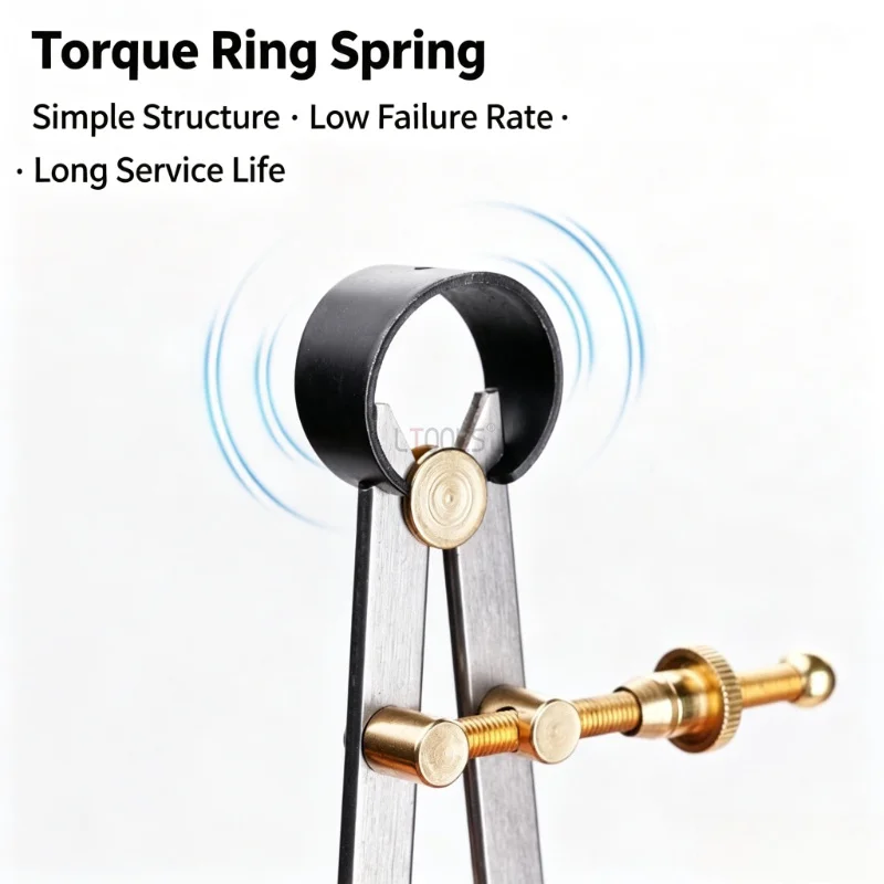 Inner Diameter Pipe Carbon Steel Spring Caliper Measure Machinist DIY Leather Craft Metal Measuring Gauge Workshop Measure Tool