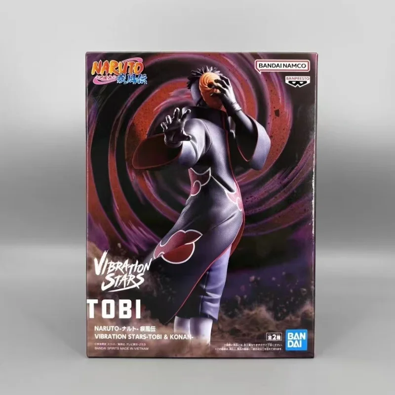 

Genuine BANDAI NAMCO BANPRESTO NARUTO Tobi Konan VIBRATION STARS TOBI KONAN Pvc17cm Anime Figure Model Desktop ornament in stock