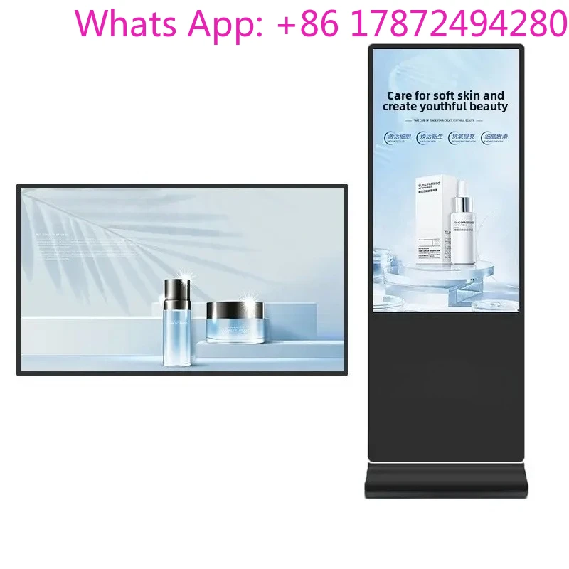 55 Inch Kiosk Touch Screen Full Screen Advertising LCD Display Indoor Advertising For Retail Stores Shopping Malls Best Selling