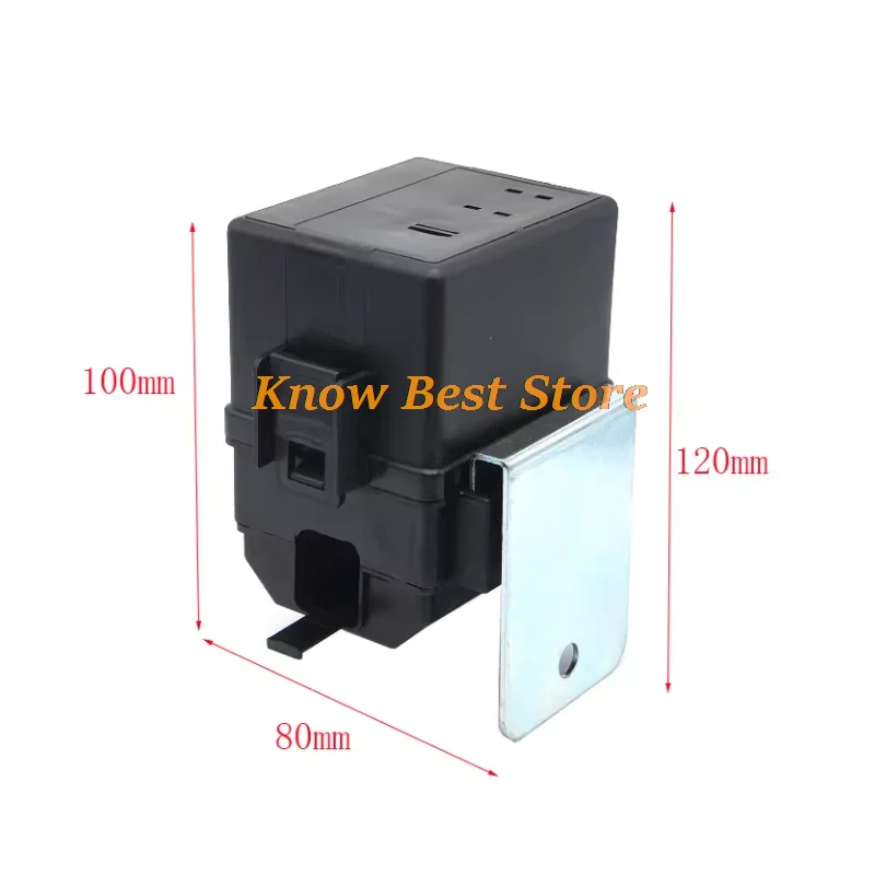 سيارة التتابع صندوق أمان السيارة 8 الصمامات 2 طريقة التحكم التتابع تعديل للتحكم في السيارة صندوق الأمان 40A 12 فولت 24 فولت