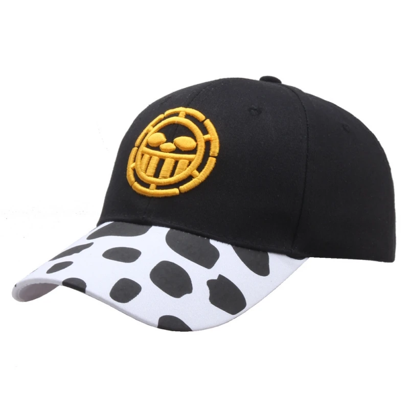 Gorra de béisbol de Anime Monkey D Luffy Trafalgar D Water Law, sombrero de pescador, sombrero de punto, accesorios Unisex, accesorio de regalo