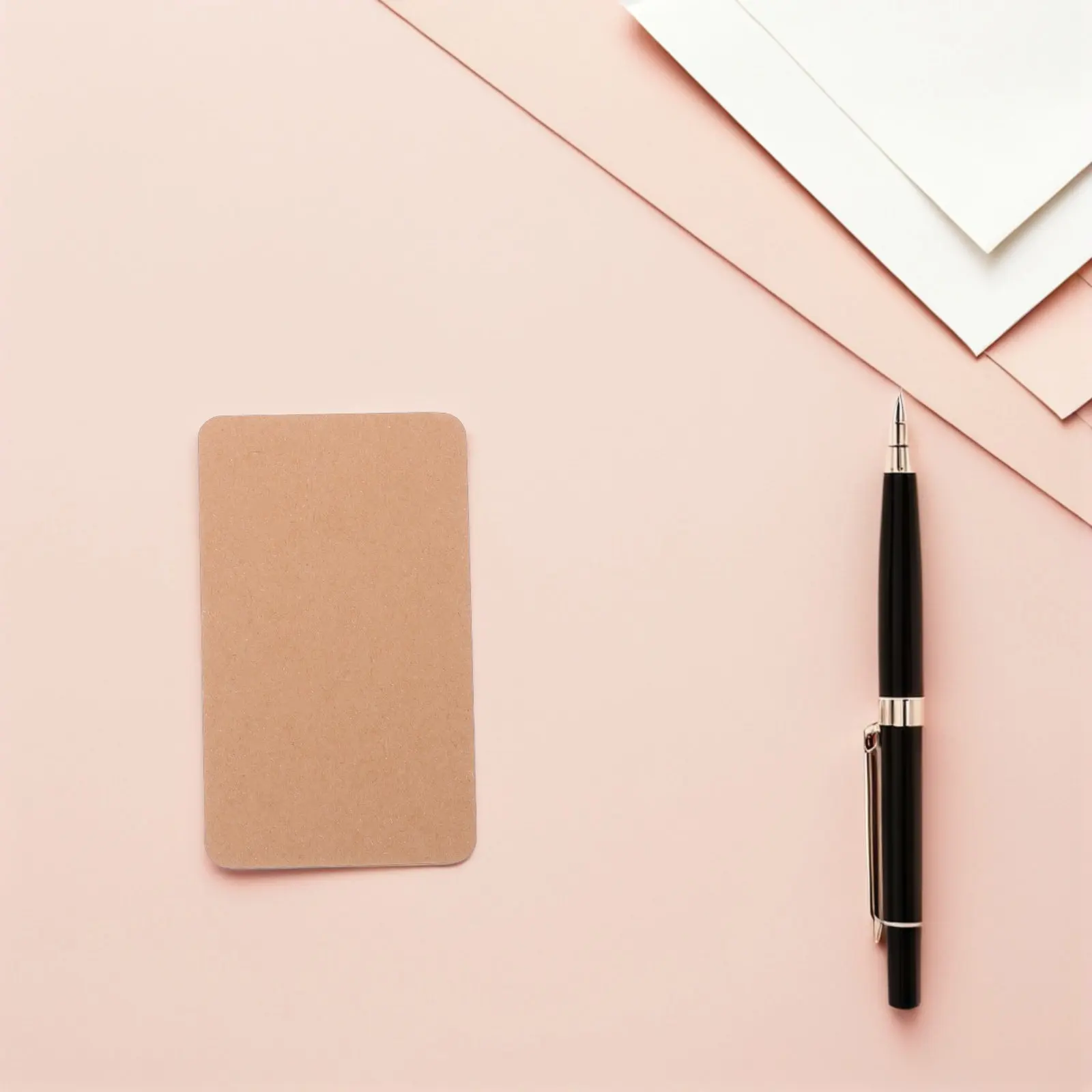 Picture 6: 200Pcs Blank Message Cards Kraft Cardstock Small Note Cards for Christmas Birthday Wedding Thank You Tags Vocabulary Word