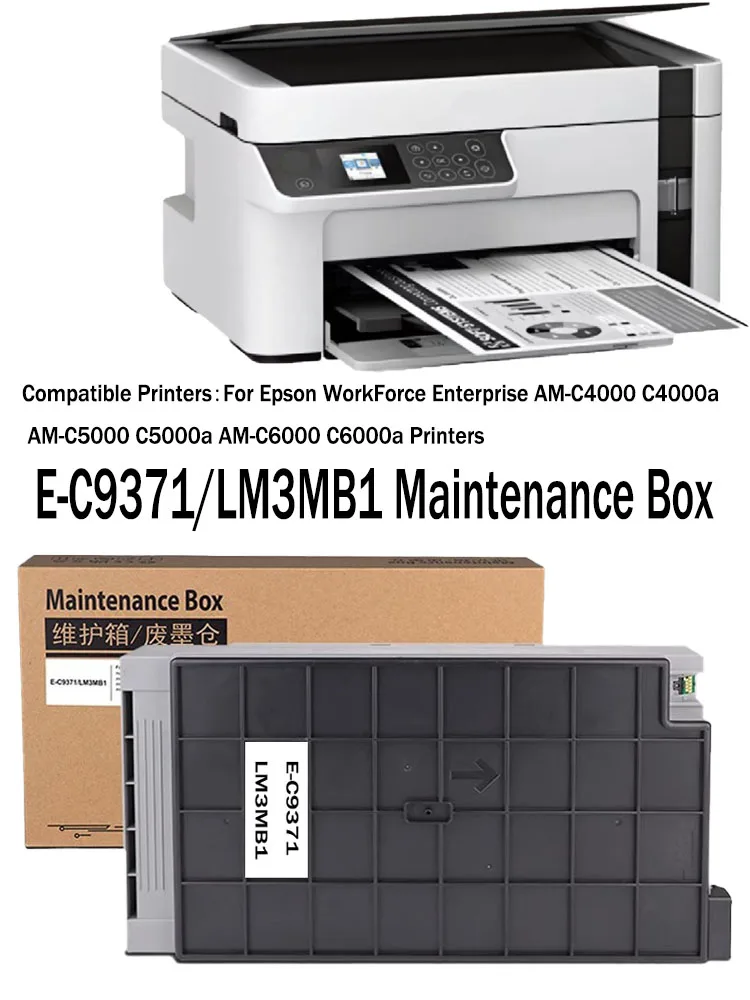 C12C937181 C9371 LM3MB1 Maintenance Box For Epson WorkForce Enterprise​ AM-C4000​ AM-C5000​ AM-C6000​ C4000​ C5000 C6000 Printer