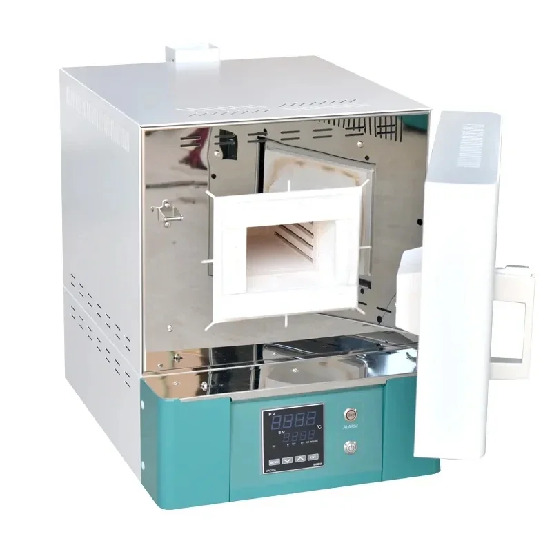 Laboratory 12L Ceramic Fiber Furnace Chamber Electric High Temperature 1200 Degree Heat Treatment Muffle Furnace