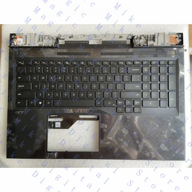 

UU New Palmrest w/Backlit Keyboard 0RC7PR RC7PR for Dell 17 G7 7700 US