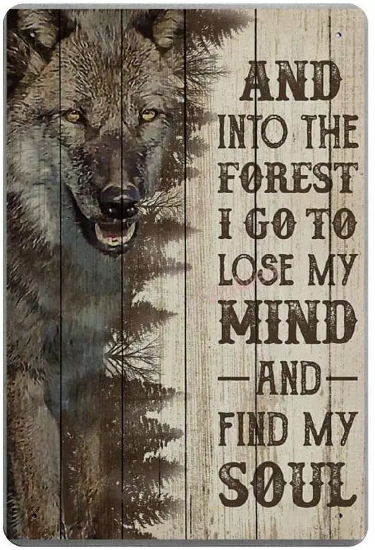 Bit SIGNSHM to Lose My Mind and Find My Soul Retro Metal Tin Sign Plaque Poster Wall Decor Art Shabby Chic Gift Suitable sign