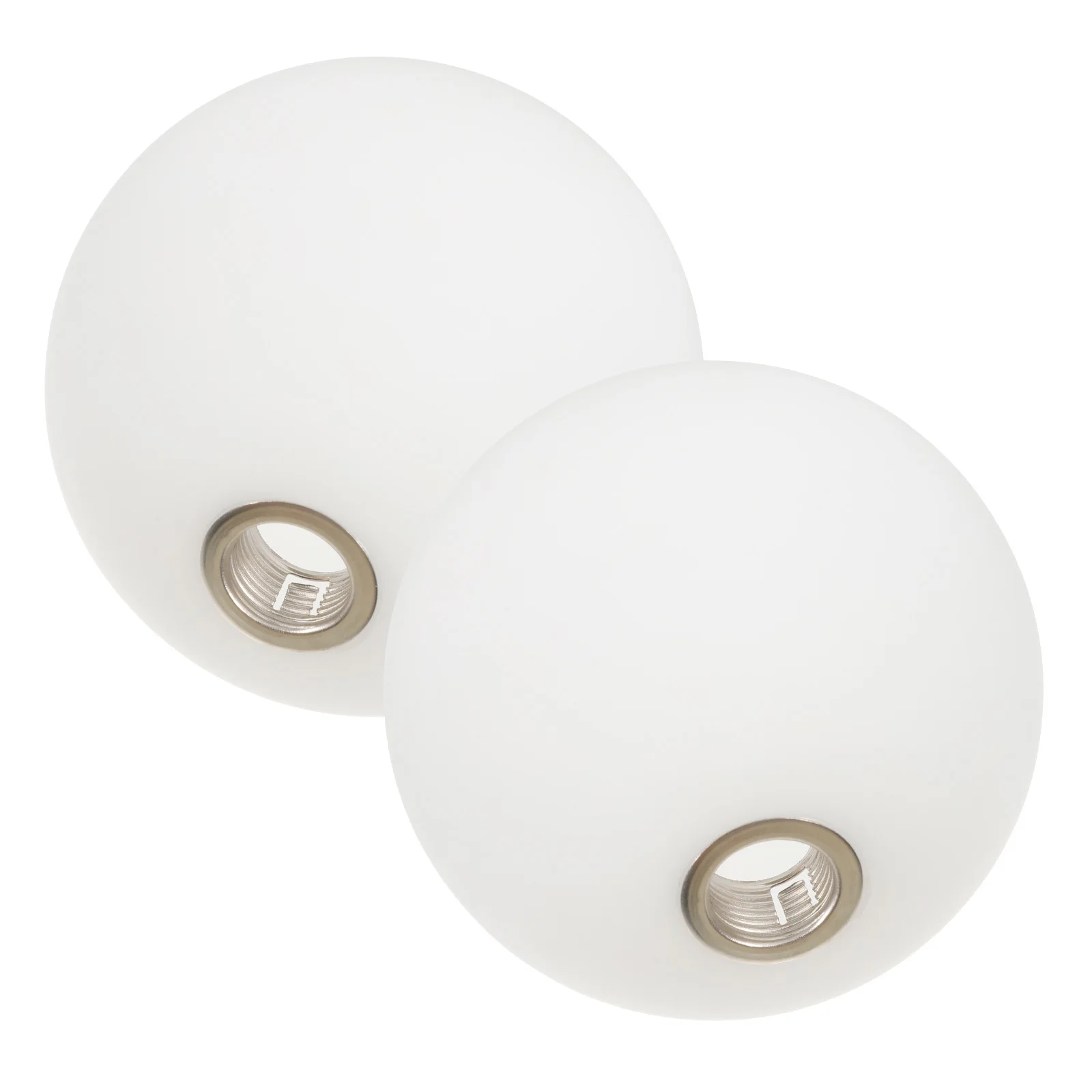 

2 Pcs Light Covers Bathroom Globes Clear Glass Lampshades Table Fixture Replacement
