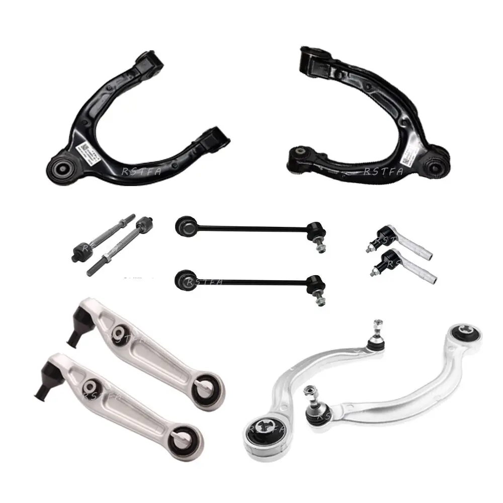 Custom 12 Pieces a Set Front Suspension Parts Steering Wishbone Control Arm Kits forModel 3 2017-2021customcustomcustomcustom