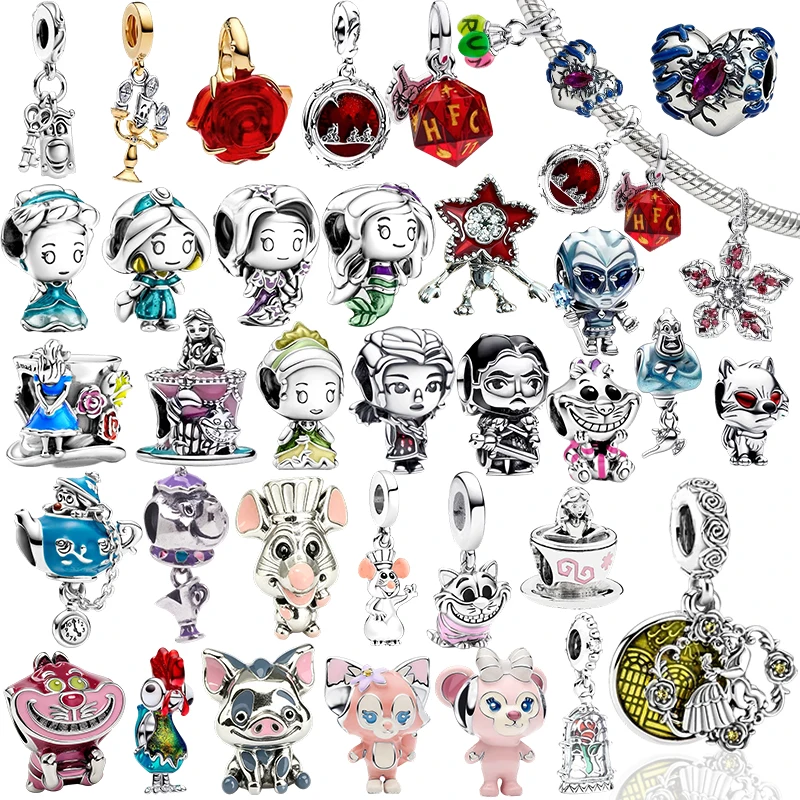New Hot Selling 925 Silver cartoon Fashion Beads, Suitable for DIY Exquisite Gifts of Original Bracelets and Bracelets
