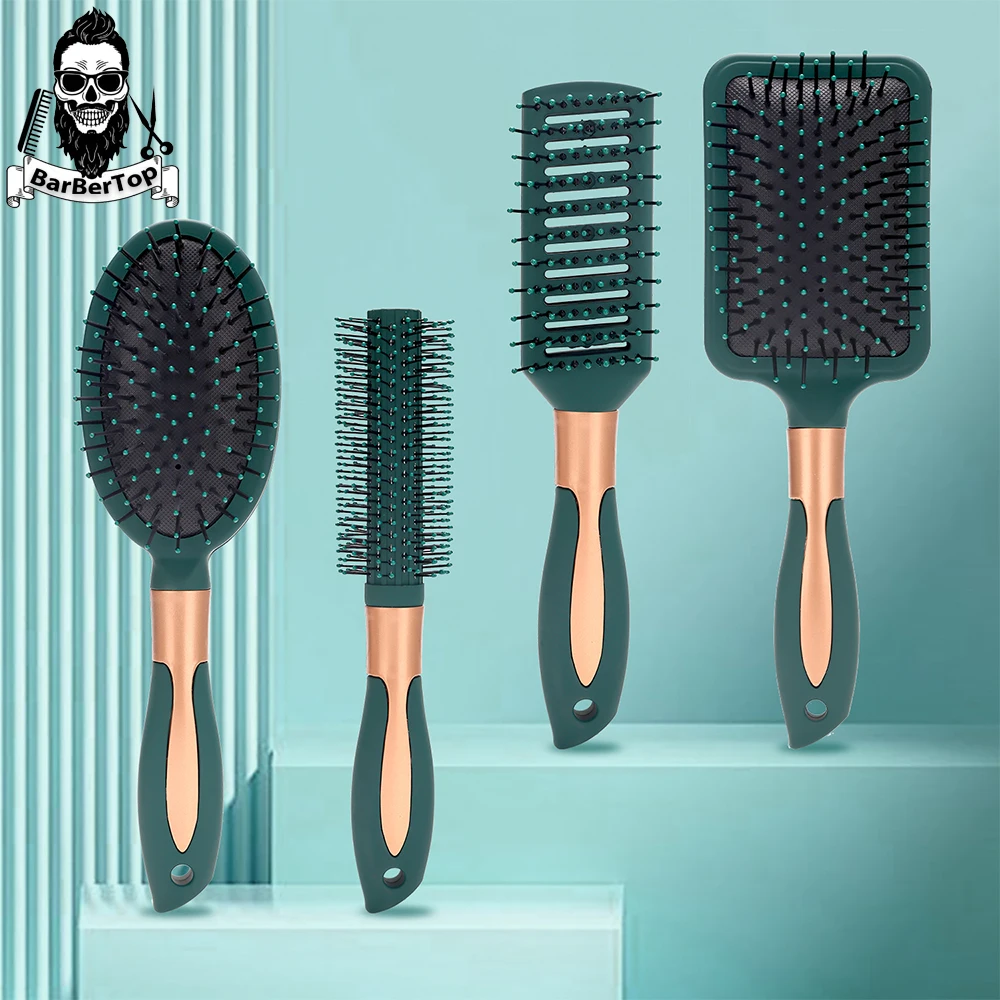 

Hair Salon Hairdressing Comb Set Professional Anti-Static Air Cushion Massage Combs Long Fluffy Hair Curling Hairbrush