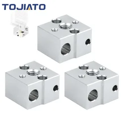 1/2/3pcs Ender-3-V3-SE Hotend Kit Heating Block Aluminum Block Hotend for Creality Ender 5 S1 Ender 7 3D Printer Hotend Pars