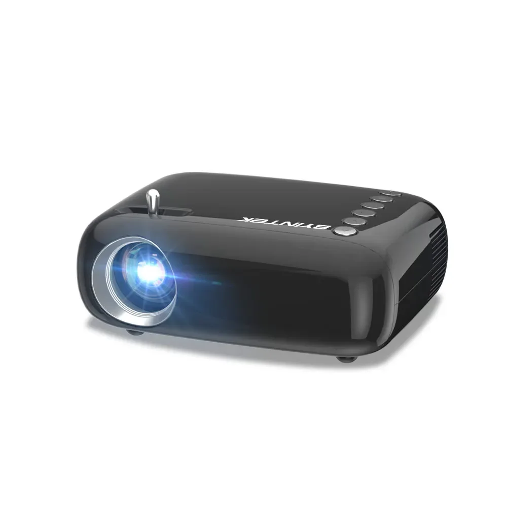 K6 Mini Portable Projector 720p Manual Lens WiFi Enabled For Home Theatre 4K Projector For Convenient Use