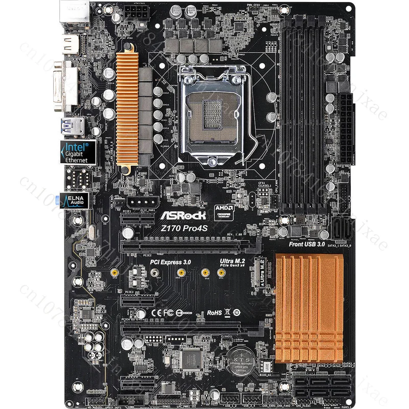 

Материнская плата для ASRock Z170 Pro4S поддерживает 6/7-го поколения I56500 64 ГБ 1151PIN