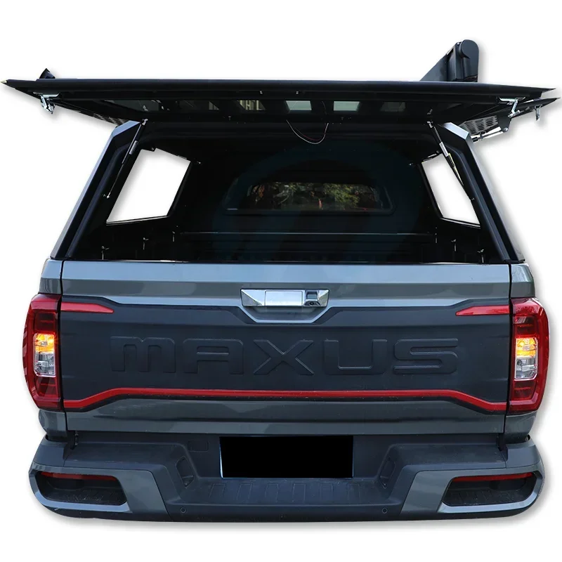 مخصص خفيفة الوزن الصلب المزدوج Cadf4x4 التقاط شاحنة المظلة الصلبة مع رف الأمتعة #6