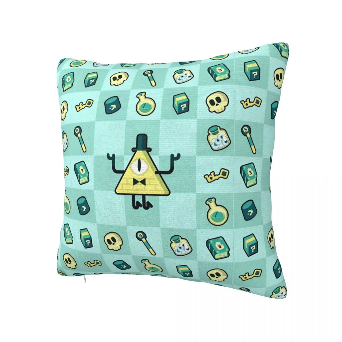 Printing Gravity Falls Bill Cipher Pillowcase Fabric Cushion Cover Decorative Cartoon Anime Pillow Case Cover Home Square 40cm