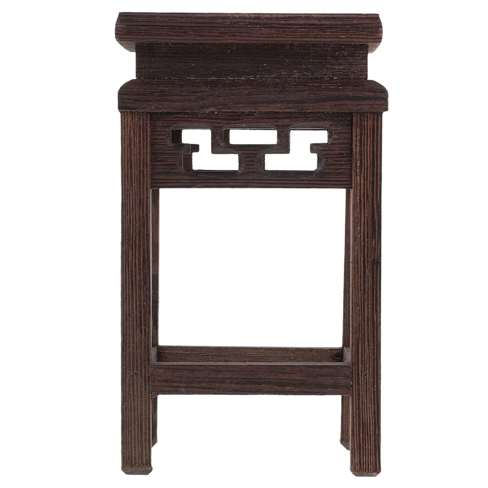 

Wood Planter Stand Small Square Lattice Flower Pot Base Home Decor Indoor Garden Shelf Wooden Vases Craft Display