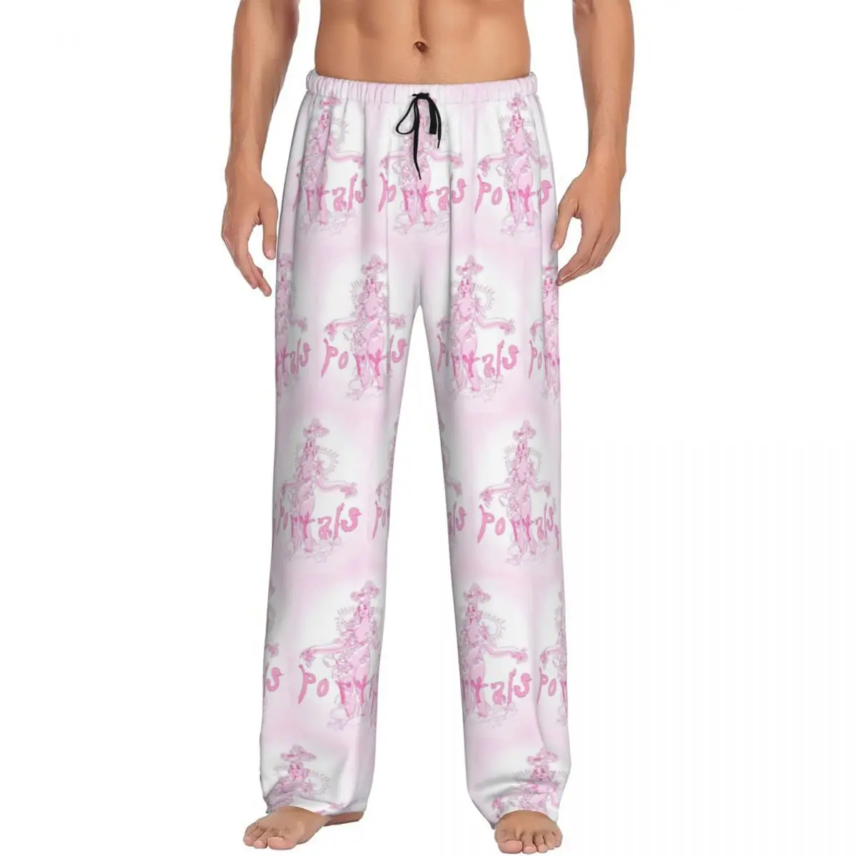 Custom Printed Melanies Tour Martinezs Pajama Pants for Men Sleep Sleepwear Bottoms with Pockets