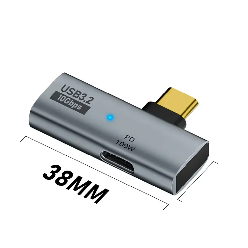 Type C To USB Converter 100W PD OTG Adapter With 10Gbps High Speed Aluminum Alloy Adapter For Transferring Photos Videos