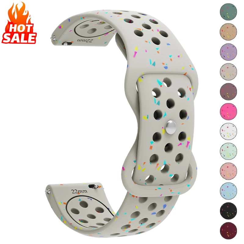 20mm 22mm Silikonarmband für Samsung Galaxy Watch 7 6 5 4 40mm 44mm Classic Sportband für Huawei GT6 5 5Pro 4 GT3 46mm Armband