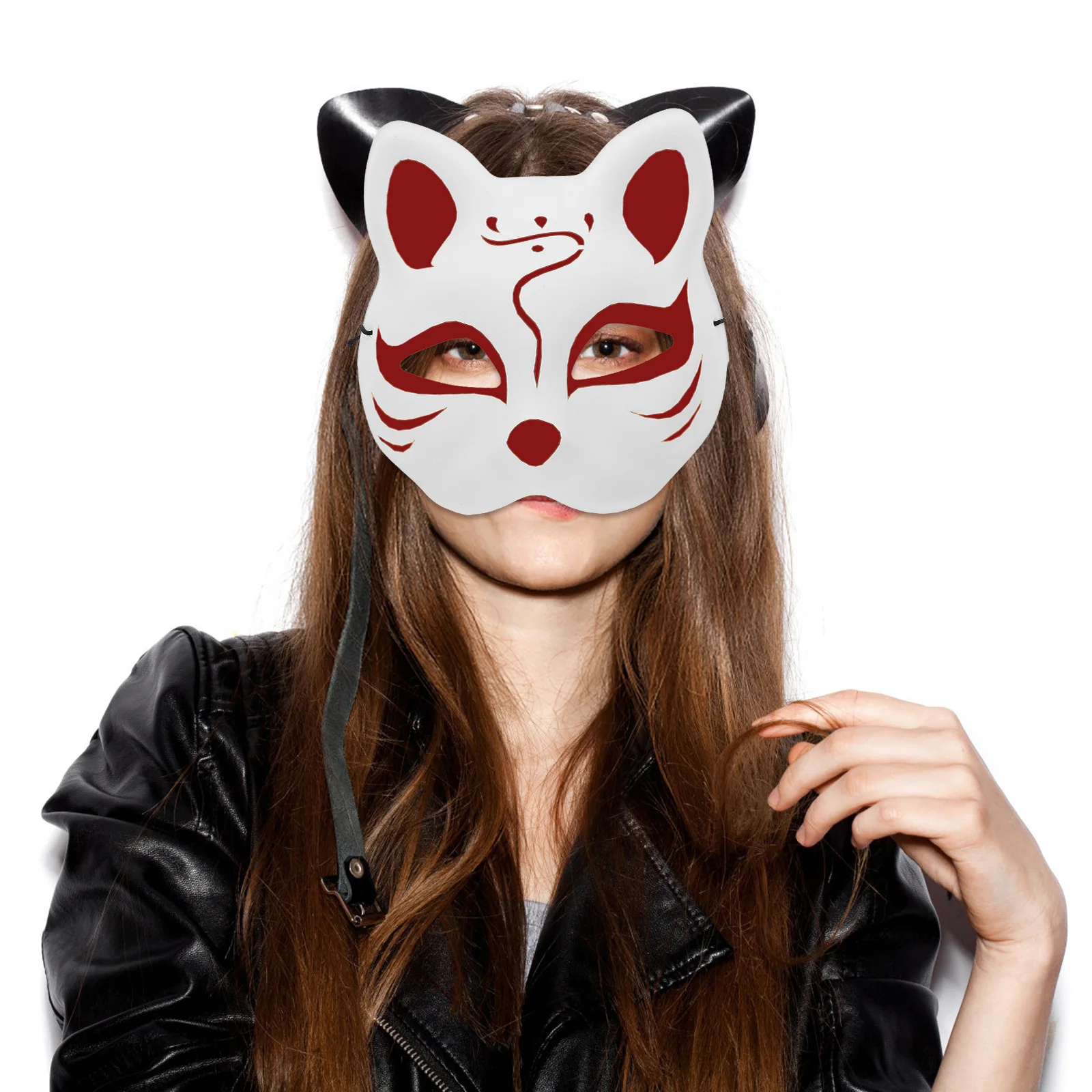 

Your Unpainted Paintable Masquerade Cosplay Mask Cat The Animal Blank Masks Fox
