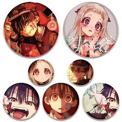 Toilet Bound Hanako Kun Anime Badges on Backpack Accessories NENE Manga Icons Pins Cartoon Brooches for Clothes Bag Decor Gifts