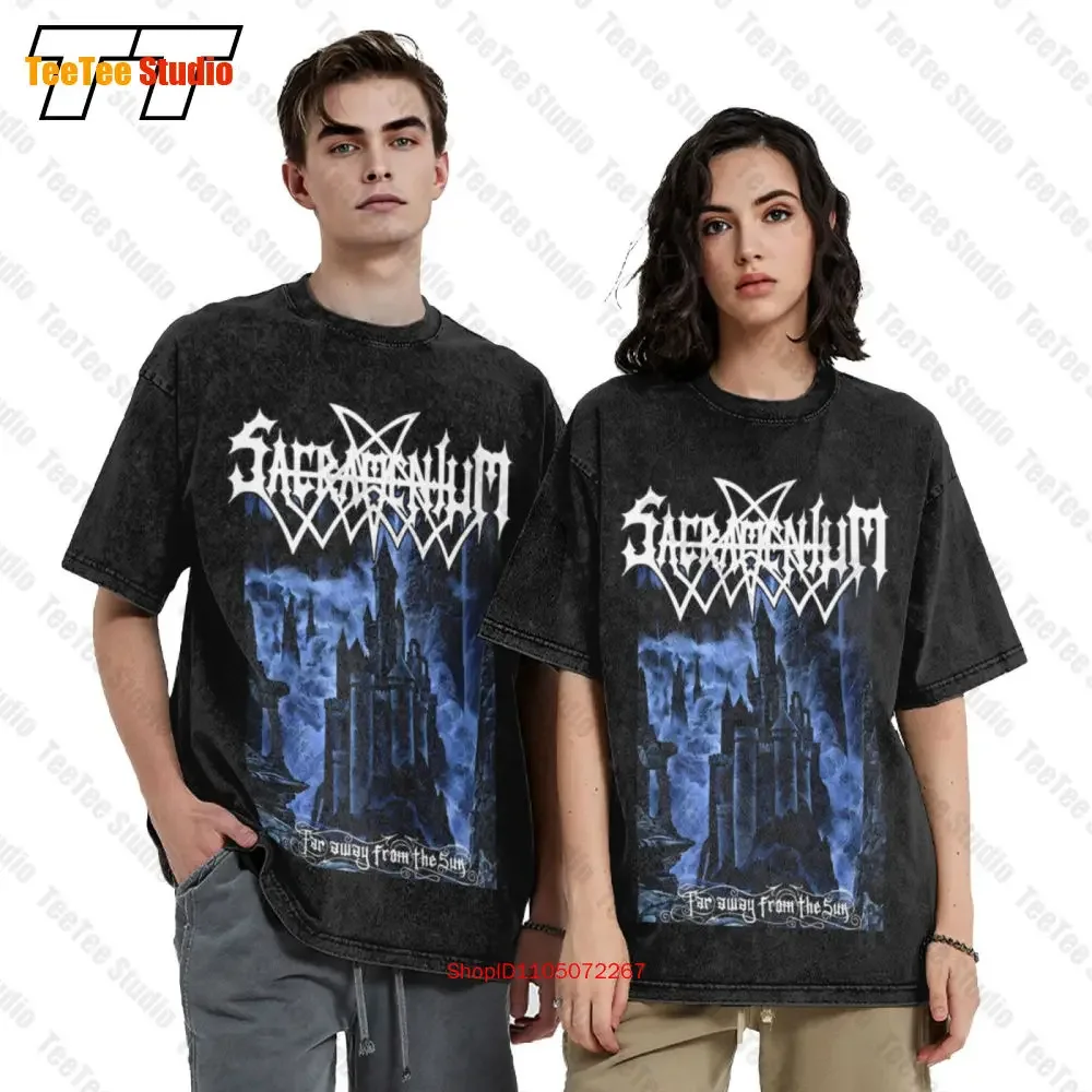 Sacramentum Far Away From The Sun Black Vintage Oversized T-Shirt C9UD