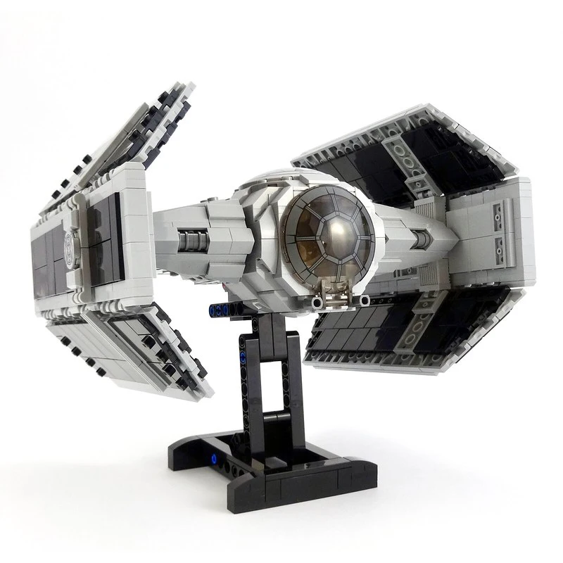 MOC TIE Bomber Fighters 75347 Display Stand TIE Advanced X1 Model Bracket Building Blocks DIY Showing Bricks Children Toy Gift