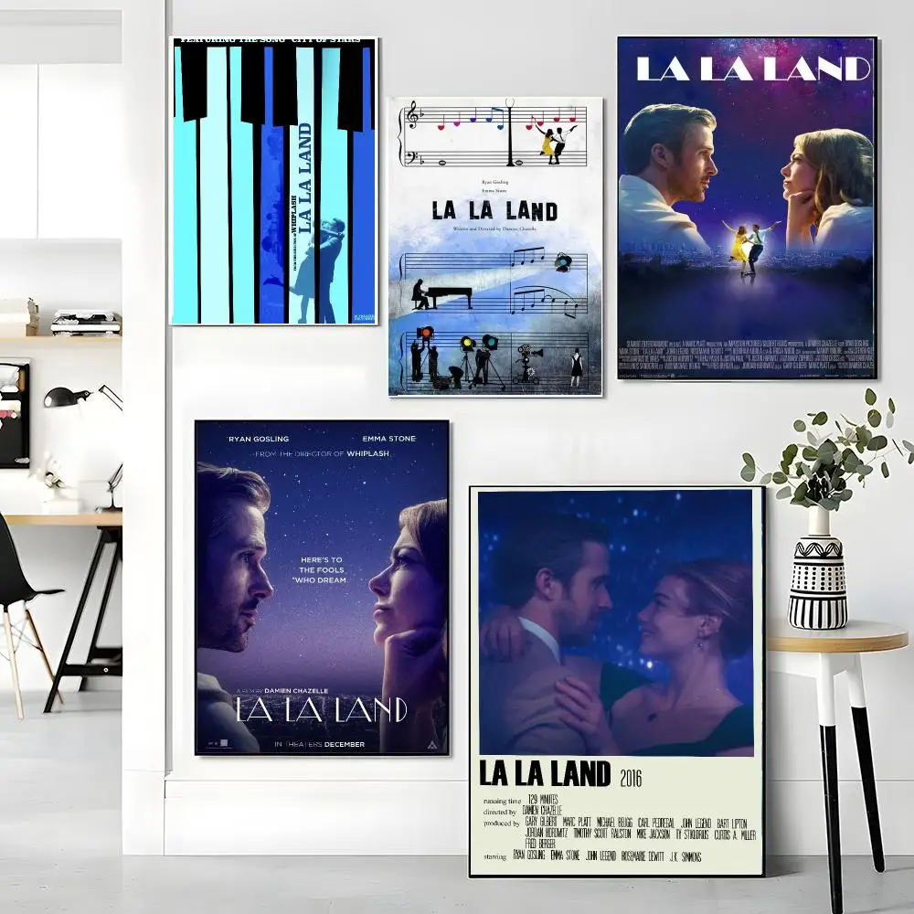 classic movie L-La La Land-D Painting Calligraphy Artwork for Living Room Bedroom Office Home Decor