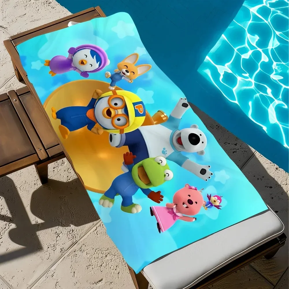 Cute P-P-pocoyo-o Beach Quick-Dry Soft Swimming Pool Towel Travel Gym Shower Camping Sports Towel Gift