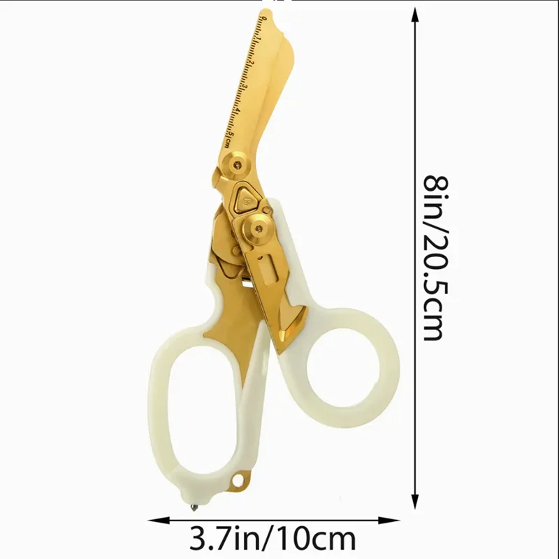 For Compact Foldable Multitool Tactical Shears, Lightweight Portable All-purpose Scissors For Camping Survival