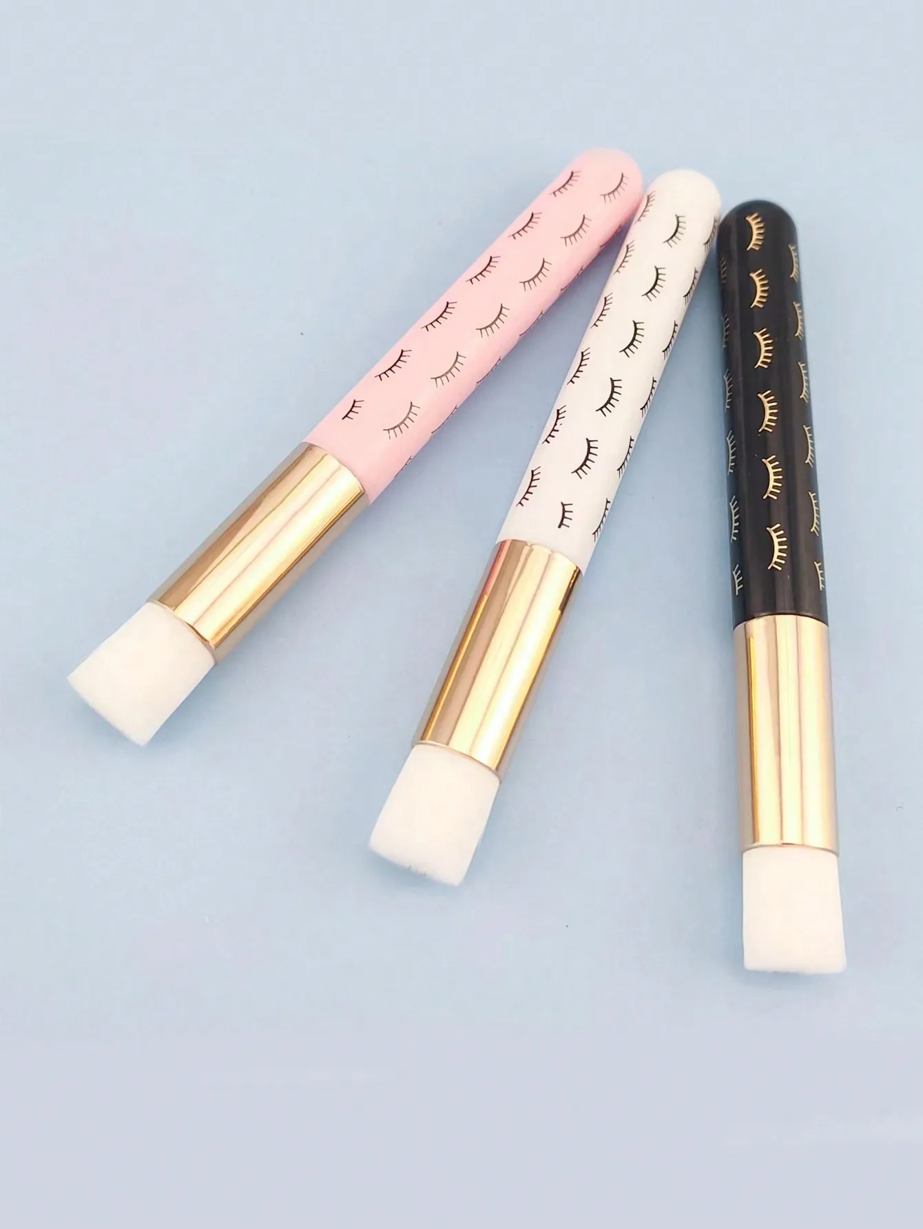 1/3-Piece Eyelash Stamping Mask Brush, Nose Brush, Pore and Blackhead Cleansing Tool, Multifunctional Makeup Brush