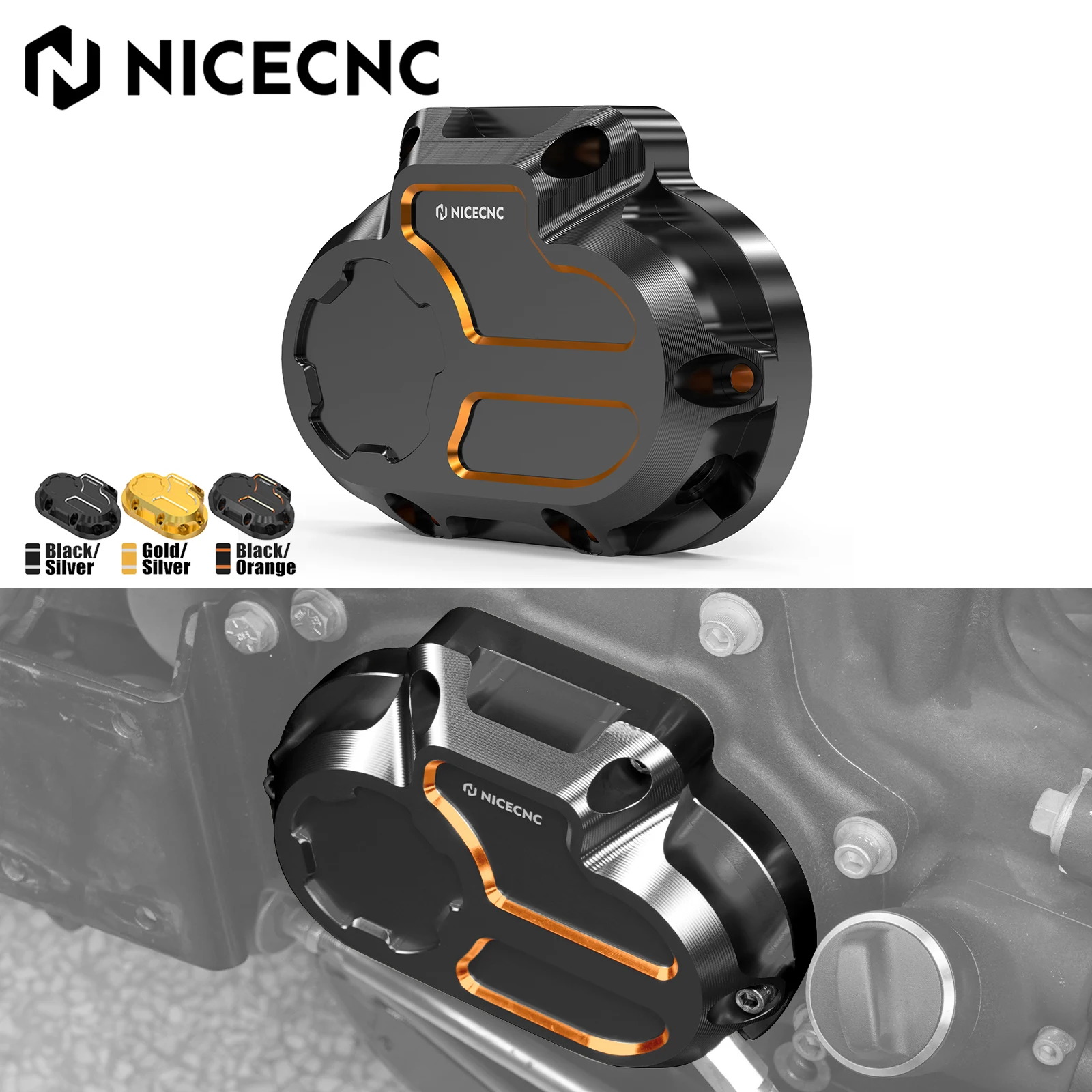 

For 2008-2017 Harley Dyna Fat Bob FXDF Transmission Side Cover Super Glide Custom FXDC Street Bob FXDBP Low Rider FXDL Fat Bob