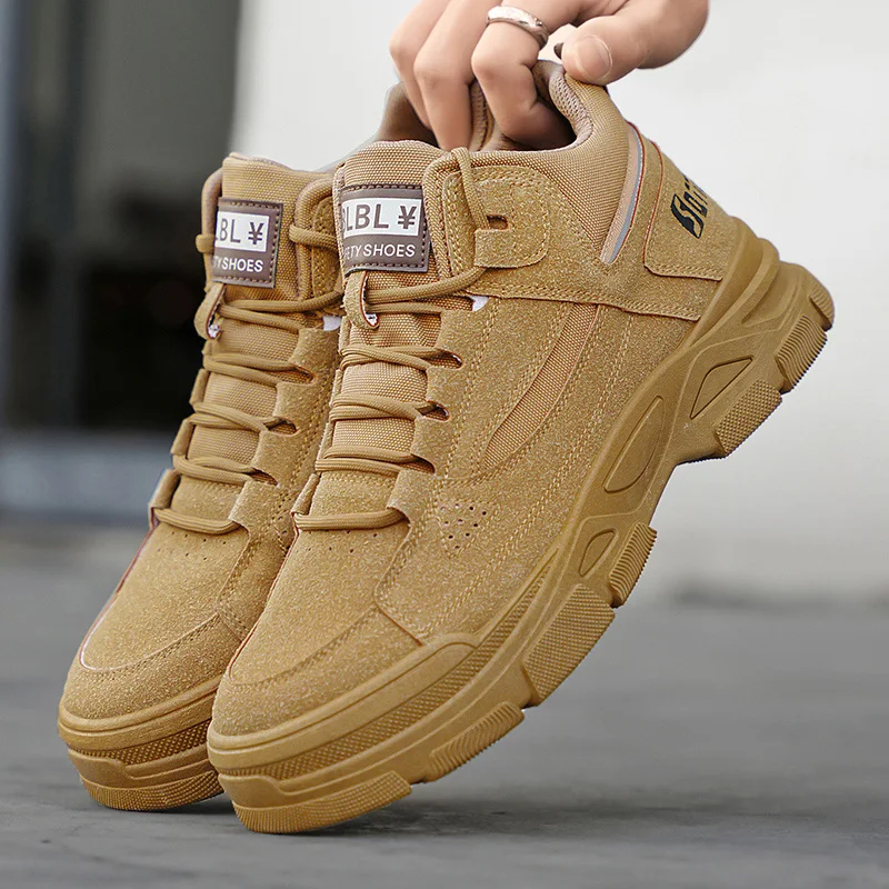 

Модная мужская повседневная обувь, ботильоны в британском стиле, уличные прогулочные кроссовки, ботинки для отдыха на шнуровке, легкая рабочая обувь