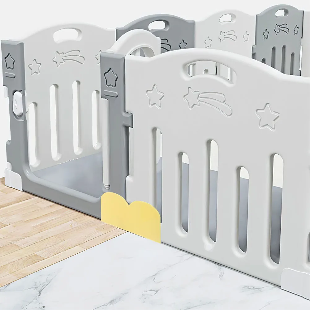 4pcs Plastic Playpen Base Anti-Slip Stabilizer Fixator For Floor Home Use Playpen Support Retainer Fence Holder Baby Safety