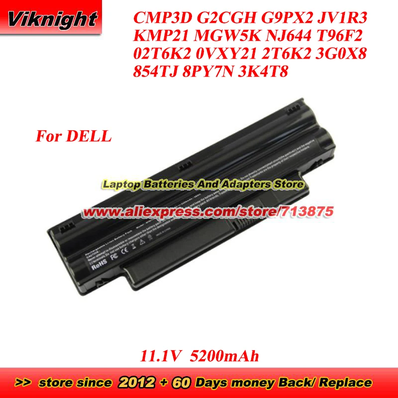 

Новый аккумулятор CMP3D G2CGH G9PX2 JV1R3 KMP21 MGW5K NJ644 T96F2 02T6K2 0VXY21 2T6K2 3G0X8 3K4T8 для DELL Inspiron Mini 1012 1018