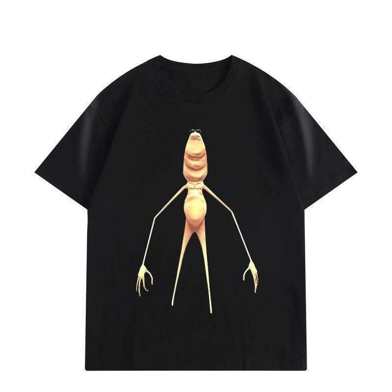 رائجة البيع ماركوس الدودة أين جيمبو جيمس مضحك ميمي تي شيرت عالية الجودة موضة تي شيرت الرجال عادية القطن تي شيرت #1