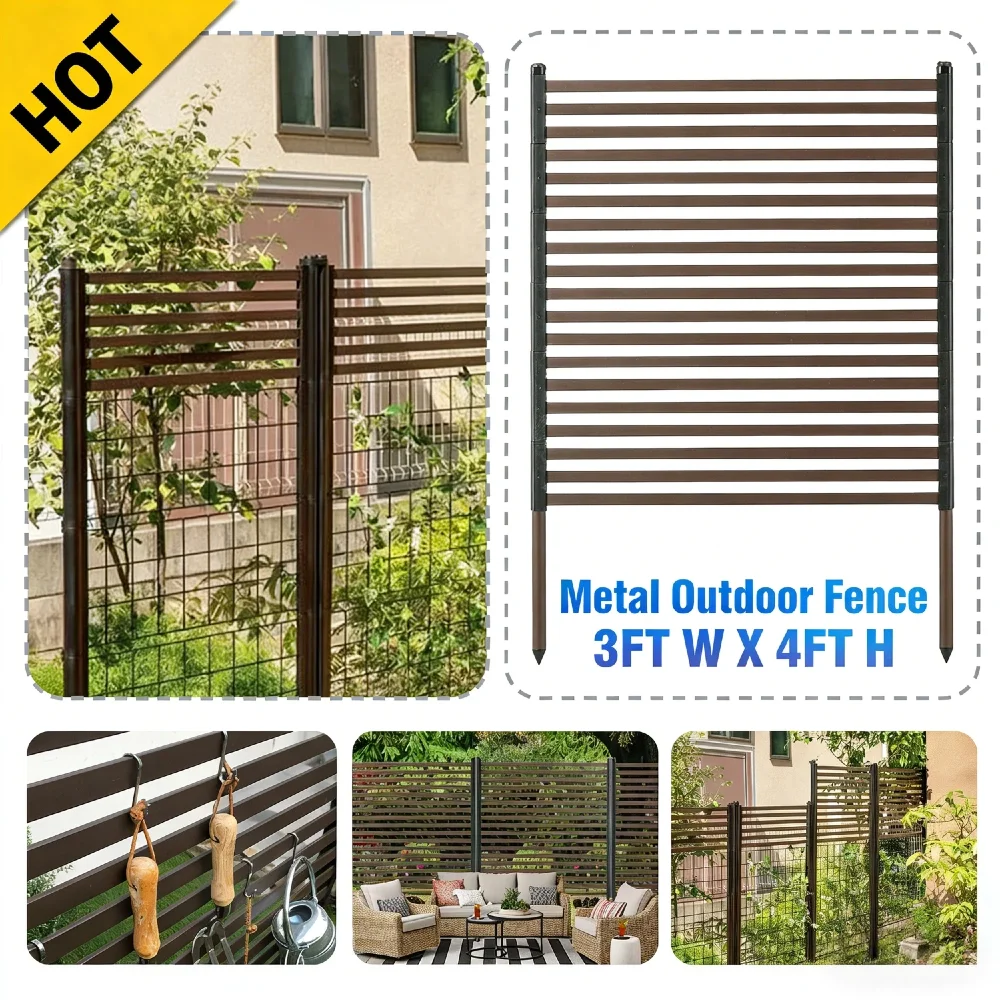 

3x4 фута, стальная труба с полиэтиленовым покрытием, экран для конфиденциальности, оцинкованная сталь, защищенная решетчатая дизайнерская панель для наружного сада, патио