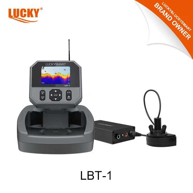 Lucky Fish Sonar LBT-1 قارب طعم ملون مقاس 3.5 بوصة مع