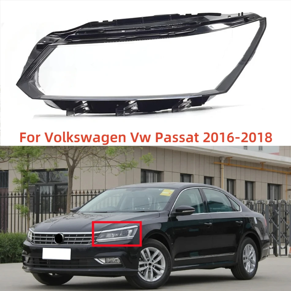 

Для Volkswagen Vw Passat 2016 2017 2018, внутренние запасные части автомобиля, крышка фары, замена оригинального абажура