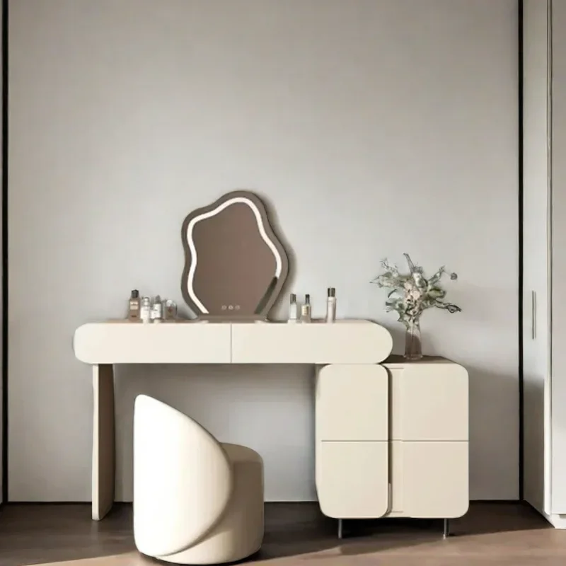 

Economy Mirror Smooth Luxury Elegance Bedroom Furniture Dresser Makeup Vanity Cabinet Dressing Table Dressers Desk Economic Home
