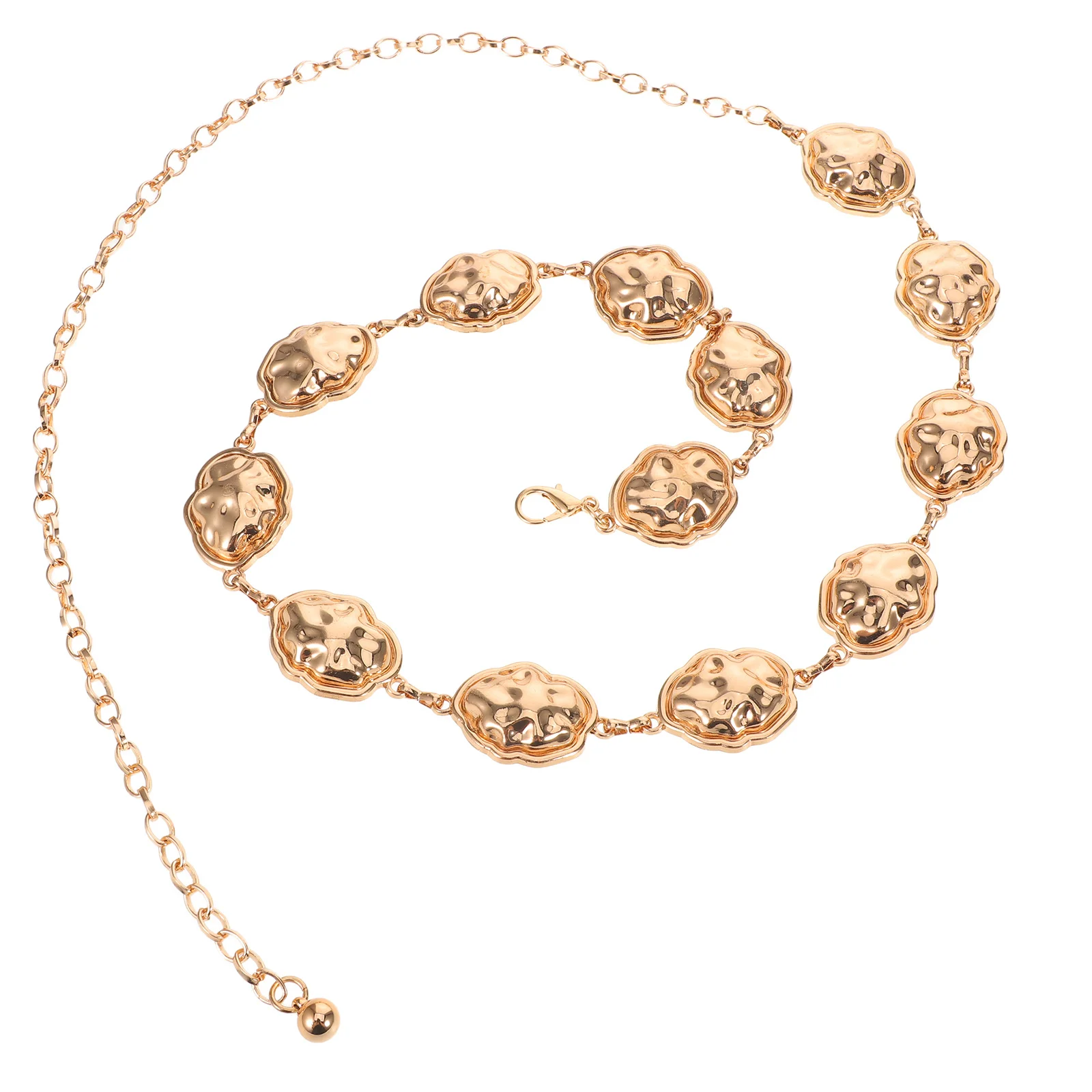 

Golden Adjustable Waist Chain Belt With Shell Charms For Women Metal Body Jewelry Beach Boho Belly Chain Waist Decoration